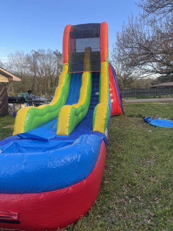 20FT MULTI COLOR WATER SLIDE